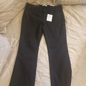 Black slim boot cut jeans